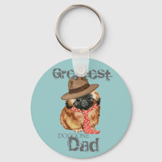 Porte-clés Porte - clé de Pekingese Papa