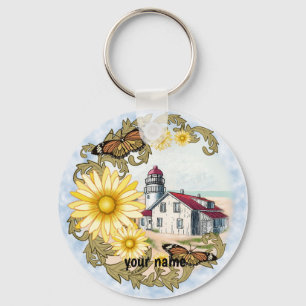 Porte-clés Porte - clé de phare papillon