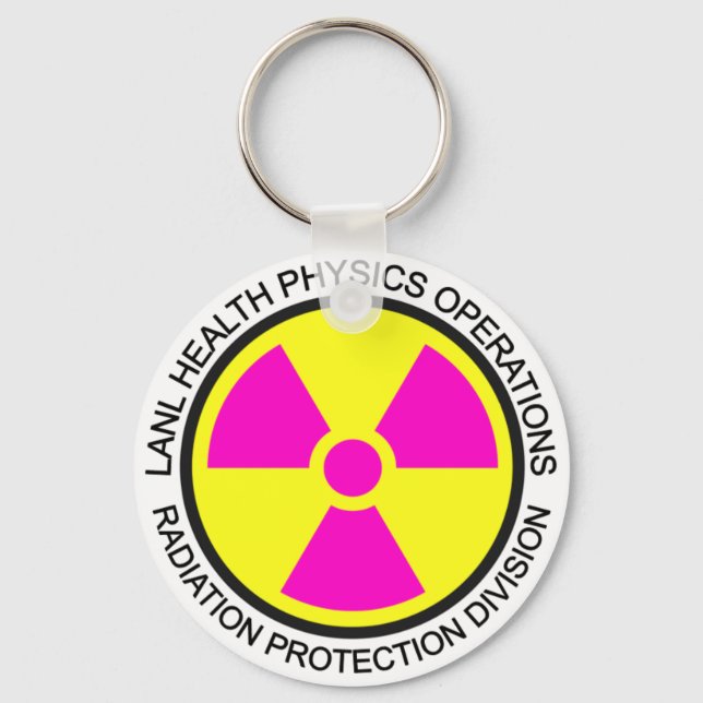 Porte-clés PORTE - CLÉ de physique de la santé LANL (Recto)