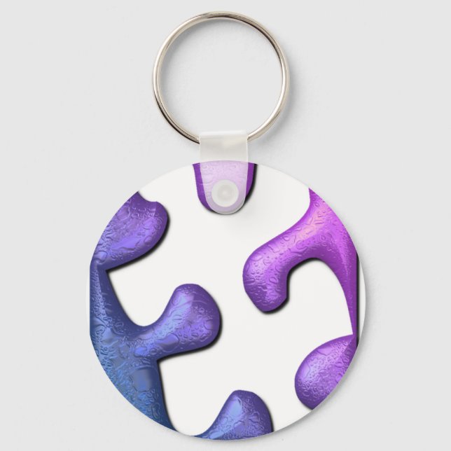 Porte-clés Porte - clé de pièce Jigsaw Puzzle (Recto)