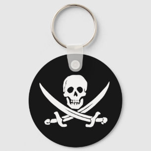 Porte-clés Porte - clé de pirate d'épée de jolly roger