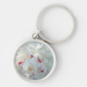 Porte-clés Porte - clé de pivoine romantique
