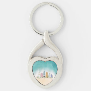 Porte-clés Porte - clé de plage et de surf
