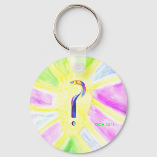 Porte-clés Porte - clé de point d'interrogation