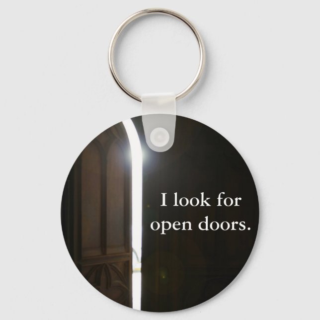 Porte-clés Porte - clé de porte ouverte (Recto)