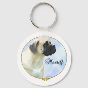 Porte-clés Porte - clé de portrait Fawn Mastiff