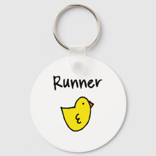 Porte-clés Porte - clé de poussin de coureur