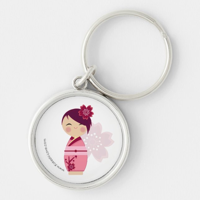 Porte-clés Porte - clé de prime de Kokeshi Sakura (Devant)