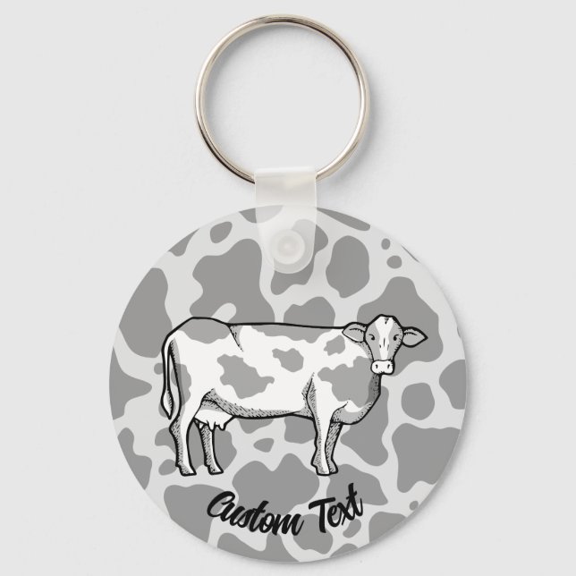 Porte-clés Porte - clé de profil de vache (Recto)