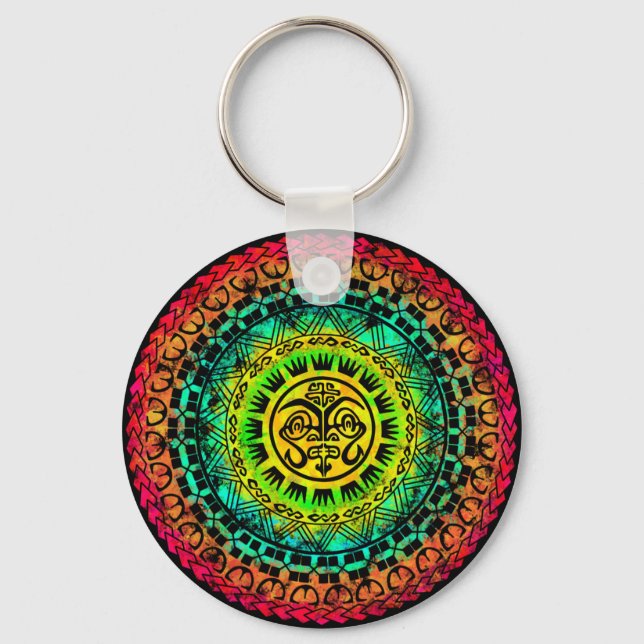 Porte-clés Porte - clé de protection tiki (Recto)