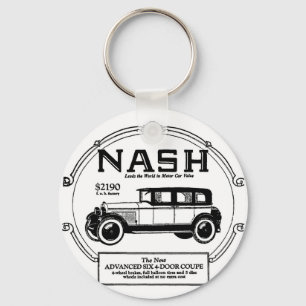 Porte-clés porte - clé de publicité automobile Nash 1925