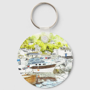 Porte-clés Porte - clé "de réflexions de Polperro"