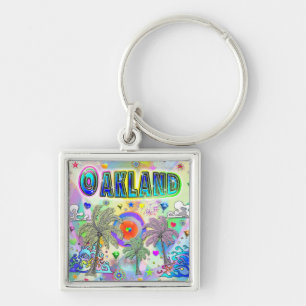 Porte-clés Porte - clé de rêve profond d'Oakland