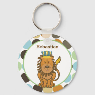 PORTE-CLÉS PORTE - CLÉ DE ROI OF THE JUNGLE CUSTOMIZABLE