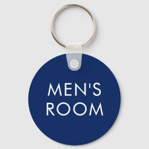 Porte-clés porte - clé de salle de toilettes pour hommes - b