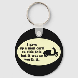 Porte-clés Porte - clé de scooter de carte d'homme