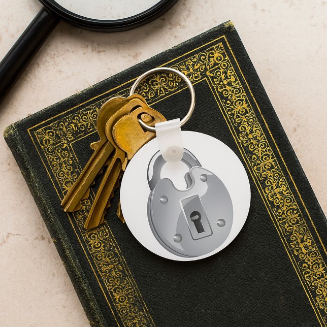 Porte-clés Porte - clé de sécurité Padlock (Créateur téléchargé)