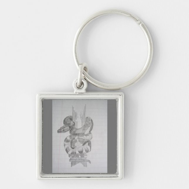 Porte-clés Porte - clé de serpent libre (Devant)