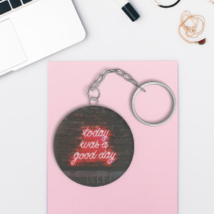 Porte-clés Porte - clé de signalisation de néon rouge