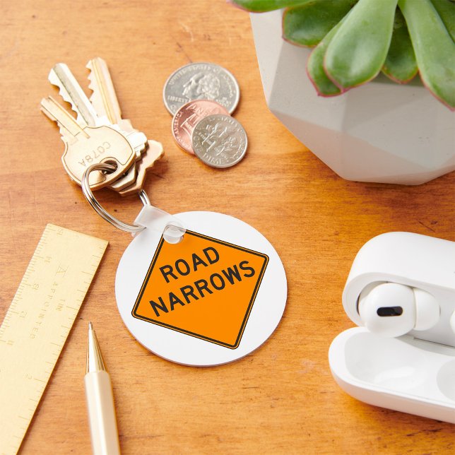 Porte-clés Porte - clé de signalisation routière étroite (Créateur téléchargé)