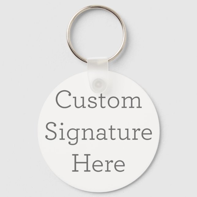 Porte-clés Porte - clé de signature personnalisé (Recto)