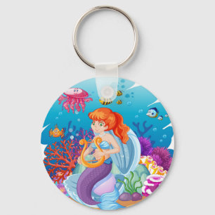 Porte-clés Porte - clé de sirène