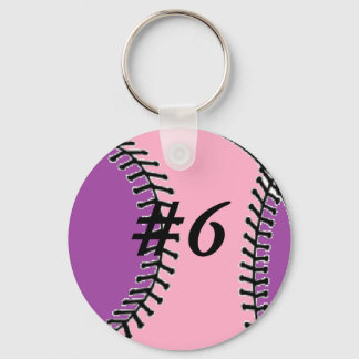 Porte-clés Porte - clé de softball de maman