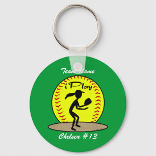 Porte-clés Porte - clé de softball rapide