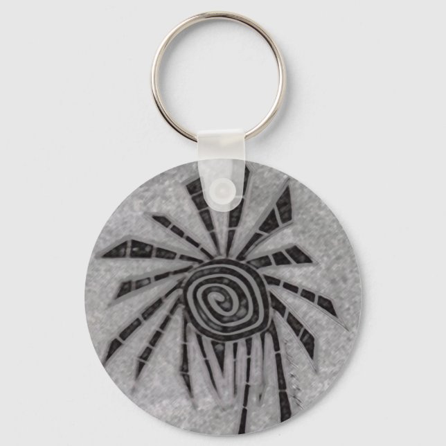 Porte-clés porte - clé de soleil redouté (Recto)