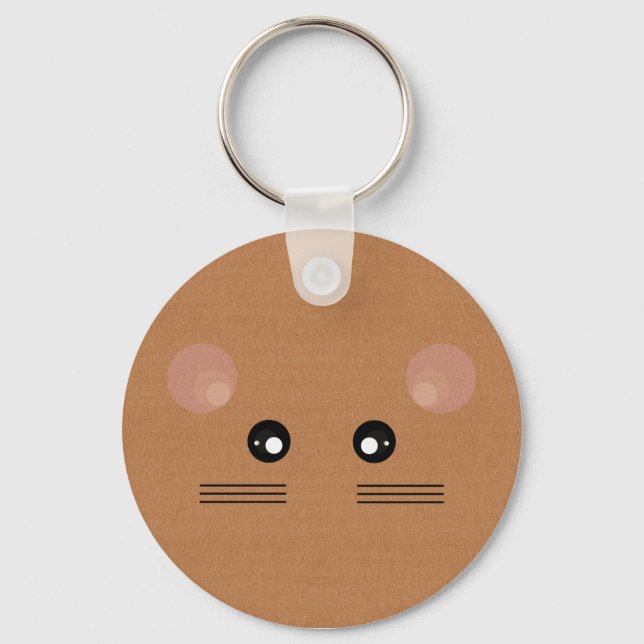 Porte-clés Porte - clé de souris Brown (Recto)