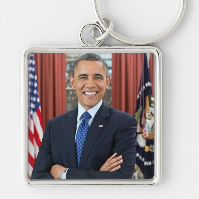 Porte-clés Porte - clé de soutien du président Barack Obama (Devant)
