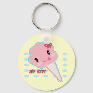 Porte-clés Porte - clé de sucrerie de coton