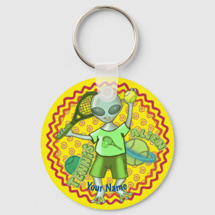 Porte-clés porte - clé de tennis Alien
