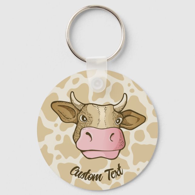 Porte-clés Porte - clé de tête de vache (Recto)