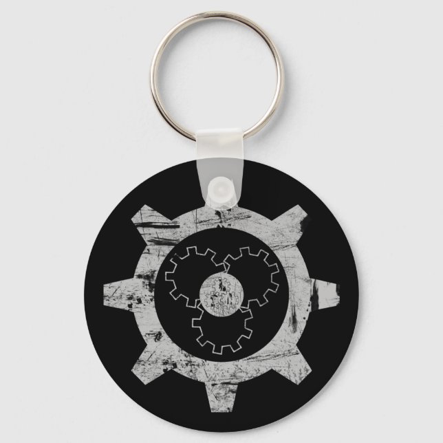 Porte-clés Porte - clé de tête d'engrenage (Recto)
