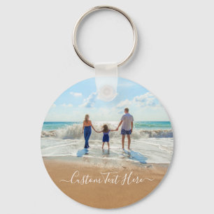 Porte-clés Porte - clé de texte photo personnalisé - Votre co