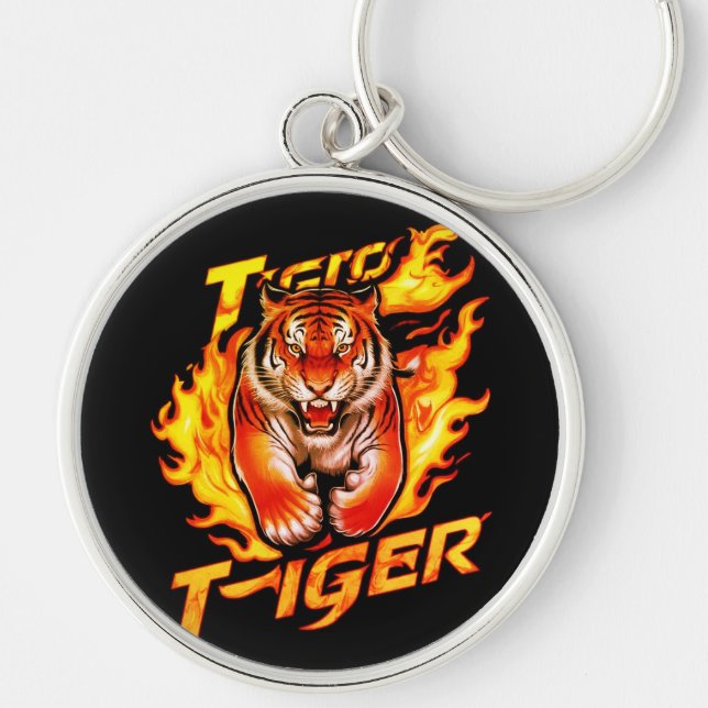 Porte-clés Porte - clé de tigre (Devant)