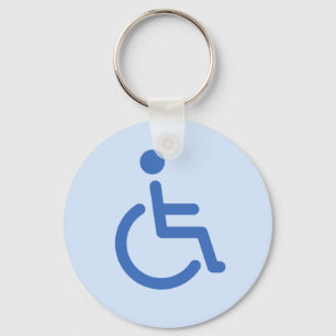 Porte-clés Porte - clé de toilette handicapé ou bleu