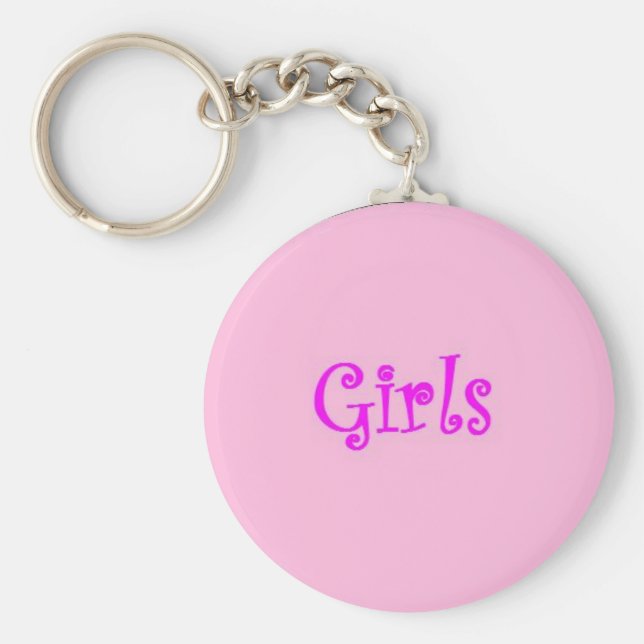Porte-clés Porte - clé de toilettes pour filles (Devant)