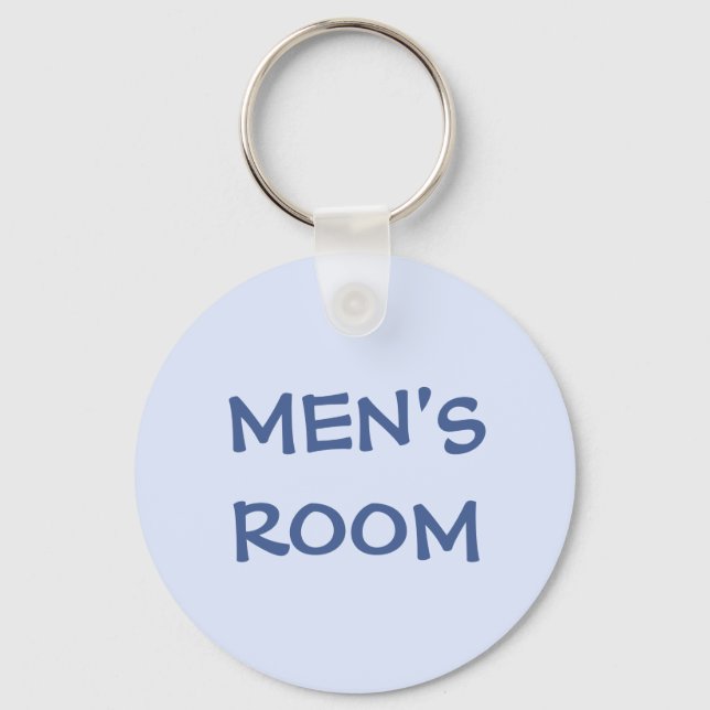 Porte-clés Porte - clé de toilettes pour hommes (Recto)
