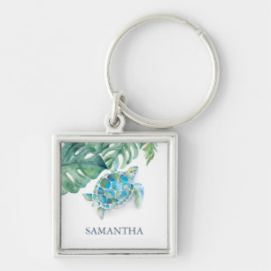 Porte-clés Porte - clé de tortue marine personnalisé