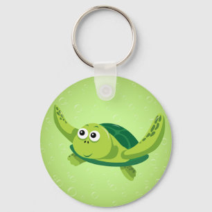 Porte-clés Porte - clé de tortue verte