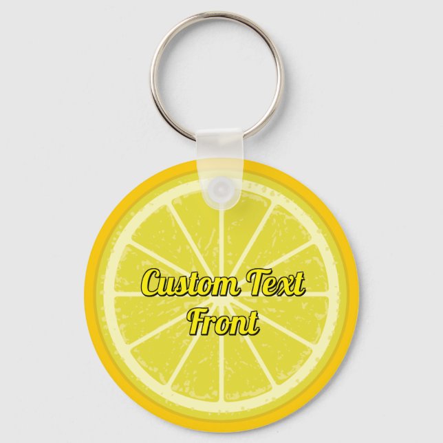 Porte-clés Porte - clé de tranche de citron (Recto)