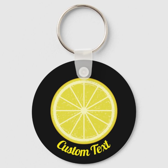 Porte-clés Porte - clé de tranche de citron (Recto)