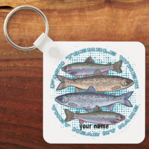 Porte-clés Porte - clé de tremblements de poisson