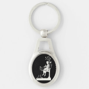 Porte-clés Porte - clé de tricot de femme