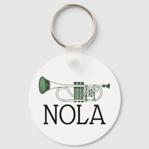 Porte-clés Porte - clé de trompette de jazz de la Nouvelle-Or