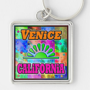 Porte-clés Porte - clé de Venice Sun & Palms