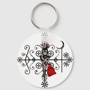 Porte-clés Porte - clé de Veve de poupée de vaudou de Legba