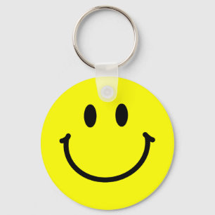 Porte-clés Porte - clé de visage heureux
